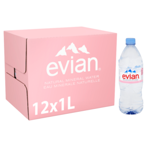 Evian water